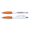 Moreton White Barrel Pen White Orange